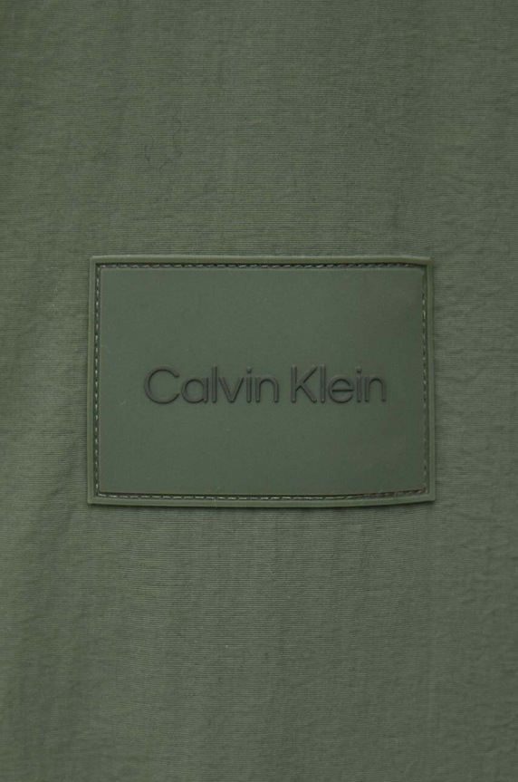 Μπουφάν με επένδυση από πούπουλα Calvin Klein K10K111884 πράσινο