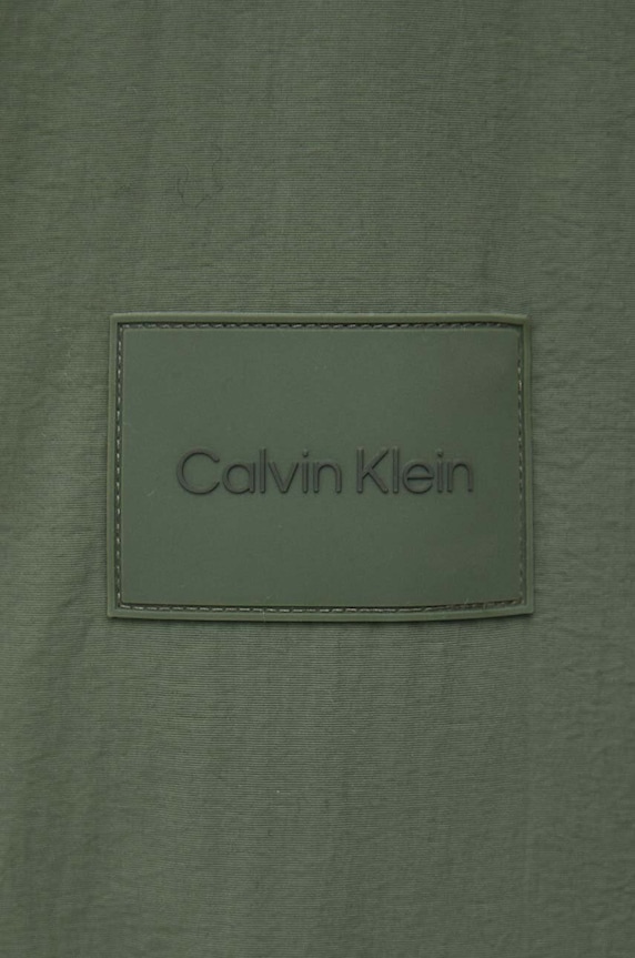 Μπουφάν με επένδυση από πούπουλα Calvin Klein K10K111884 πράσινο