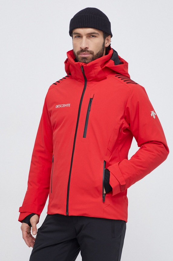 Descente kurtka narciarska Paddy czerwony DWMWGK21