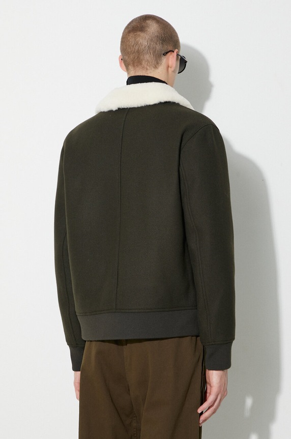 Clothing A.P.C. wool jacket WOAPJ.H02761 green