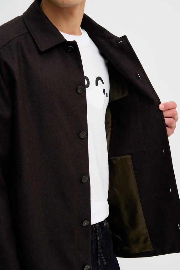 A.P.C. kurtka wełniana WOAPN.H02871