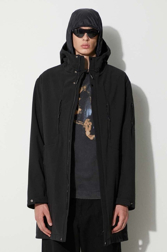 C.P. Company giacca parka C.P. SHELL-R HOODED PARKA con nero 15CMOW012A006097A