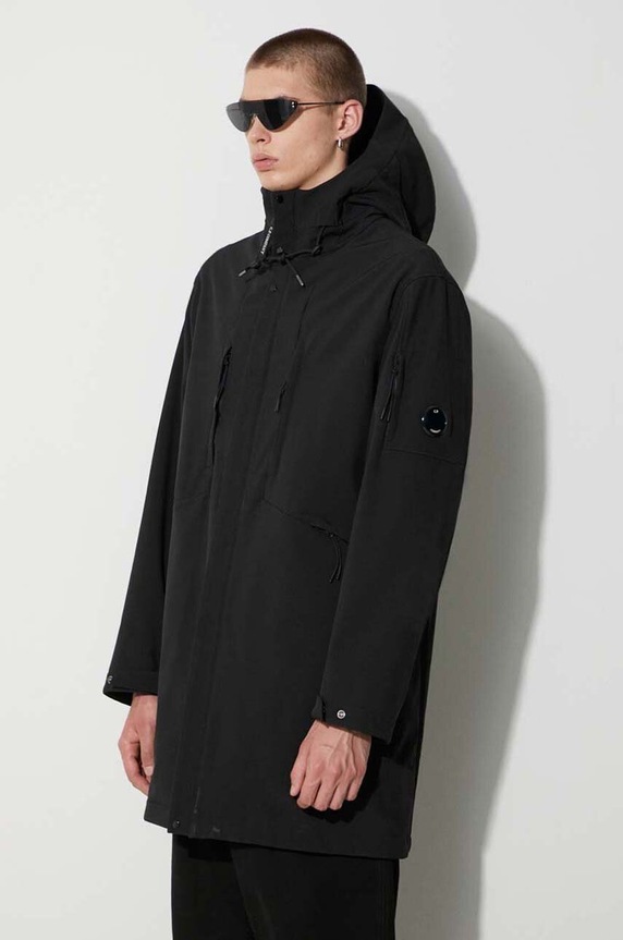 C.P. Company giacca parka C.P. SHELL-R HOODED PARKA nero 15CMOW012A006097A