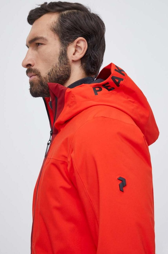 Lyžařská bunda Peak Performance Rider zimní sporty červená G78852