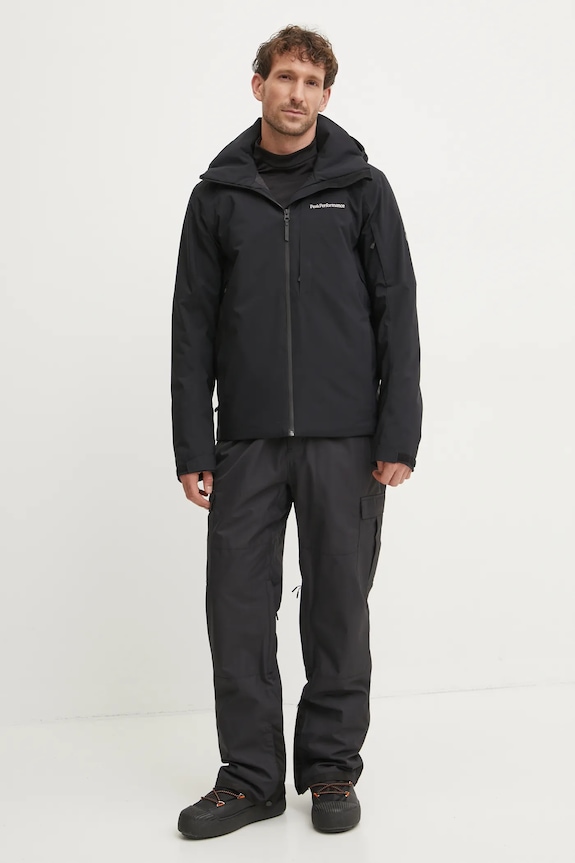 Peak Performance kurtka narciarska Maroon G79692 czarny AW24