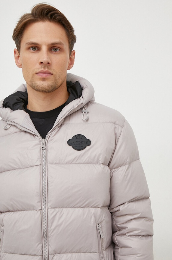 Lacoste kurtka puchowa szary BH2417R