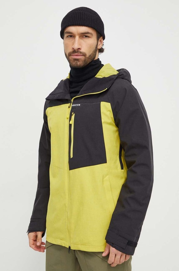 Burton rövid kabát Lodgepole téli sportok sárga 23359101004