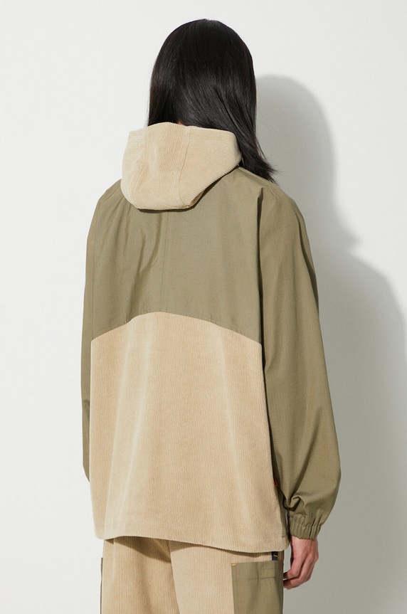 Odzież Butter Goods kurtka Terrain Corduroy Jacket BGQ3233101 zielony