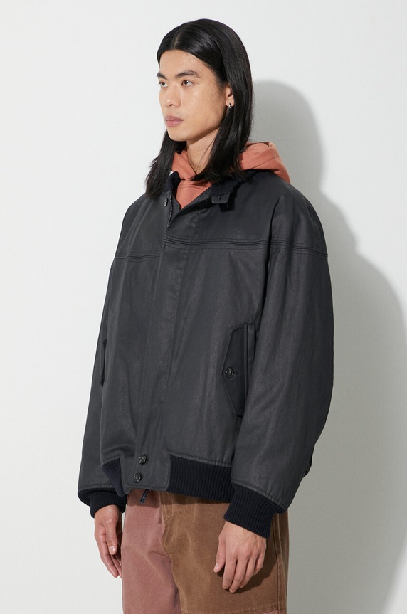Bunda Baracuta Cotton PU Derby tmavomodrá BRCPS0985