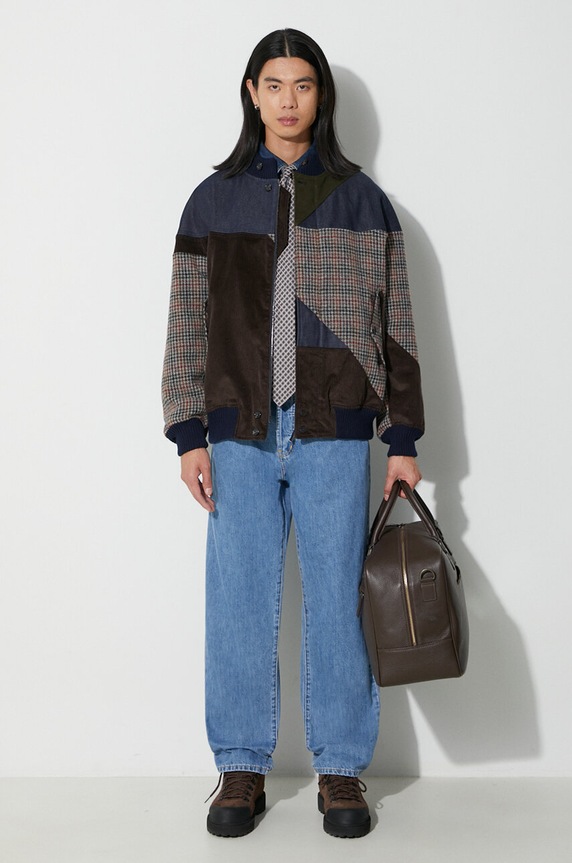 Bunda s prímesou vlny Baracuta Cotton PU Derby BRCPS0986 viacfarebná AW23