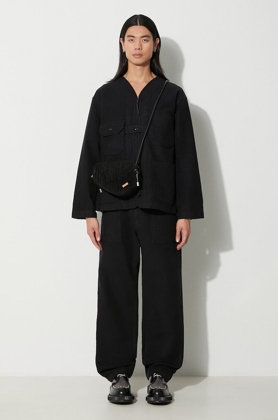 Pamučna jakna Engineered Garments Shooting Jacket 23F1D061.SD010 crna AW23