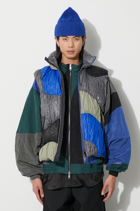 Ader Error gilet in piuma Aren Down Vest isolamento in piuma multicolore BMADFWDW0402