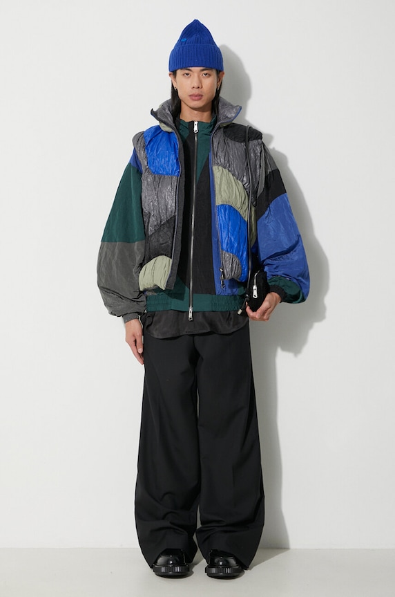 Ader Error gilet in piuma Aren Down Vest BMADFWDW0402 multicolore AW23