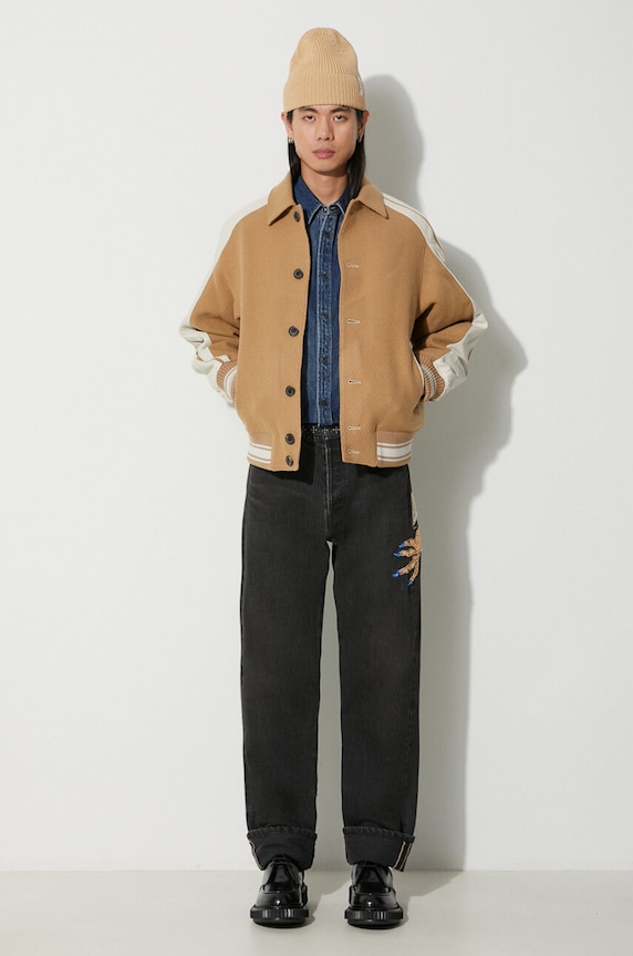 Ader Error giacca bomber Brei BMADFWJK0501 marrone AW23