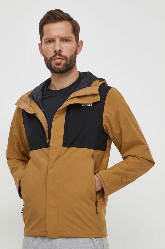 The North Face kurtka outdoorowa Carto Triclimate pozostałe brązowy NF0A5IWIYW20