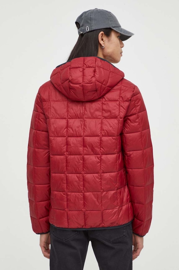 Ruházat Hollister Co. rövid kabát KI332.3102.BURGUNDY burgundia