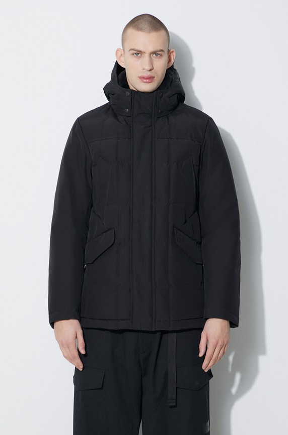 Woolrich down jacket Blizzard Field Jacket with black CFWOOU0621MRUT0001