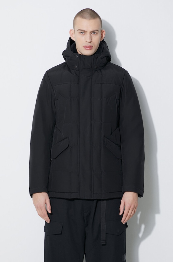 Woolrich down jacket Blizzard Field Jacket with black CFWOOU0621MRUT0001
