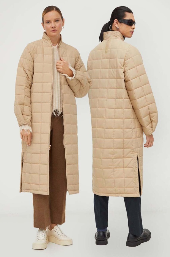 Rains kurtka 18210 Jackets bez kaptura beżowy 18210.24