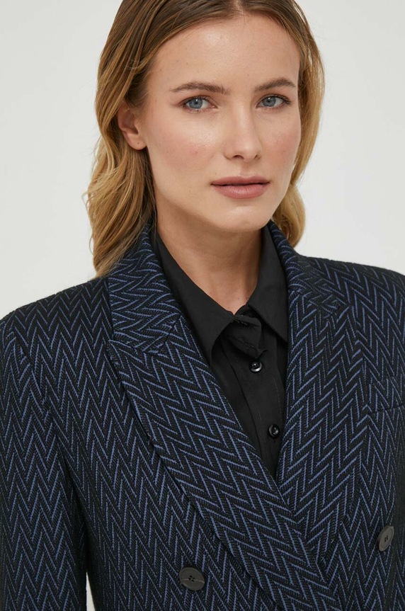 Sako s prímesou vlny Emporio Armani tmavomodrá 6R2G8F.2JGLZ