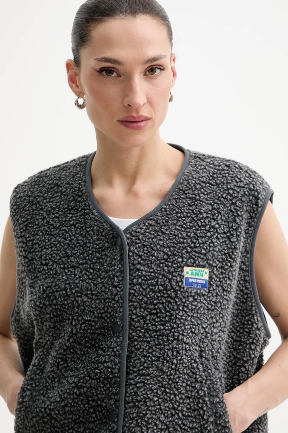 Brezrokavnik American Vintage VESTE AMPLE siva HOK16BH23