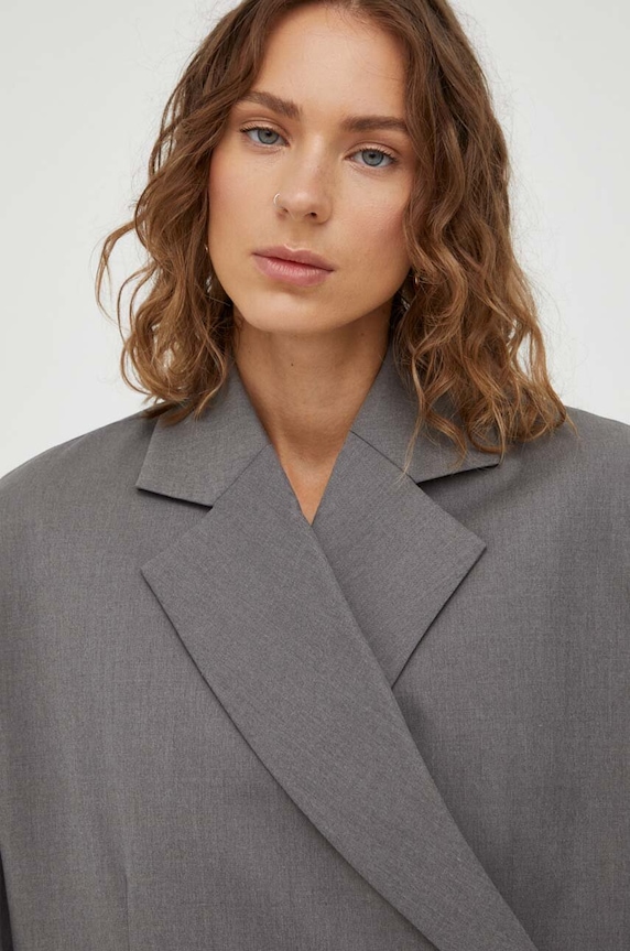 Remain blézer gyapjú keverékből 500656721