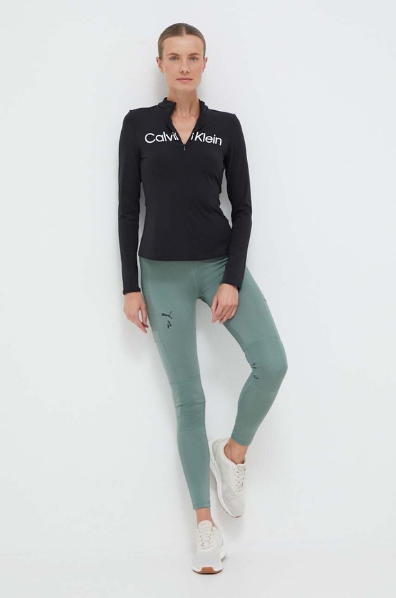 Puma leggins de alergare Seasons 523226 verde AW23