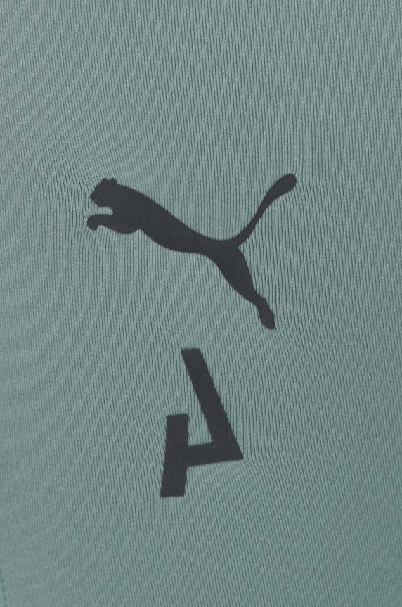 Puma leggins de alergare Seasons verde 523226