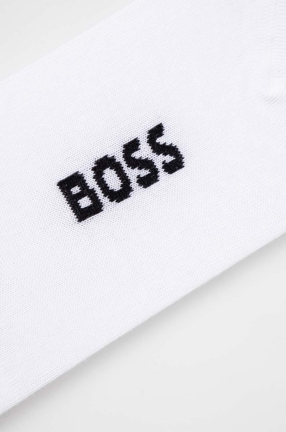 BOSS șosete 2-pack 2P AS Logo CC W 50502054 alb AA00