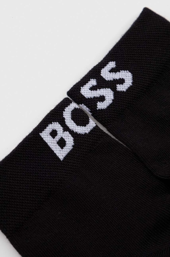 Ponožky BOSS 2-pak 2P SH Logo CC W 50502066 čierna SS25