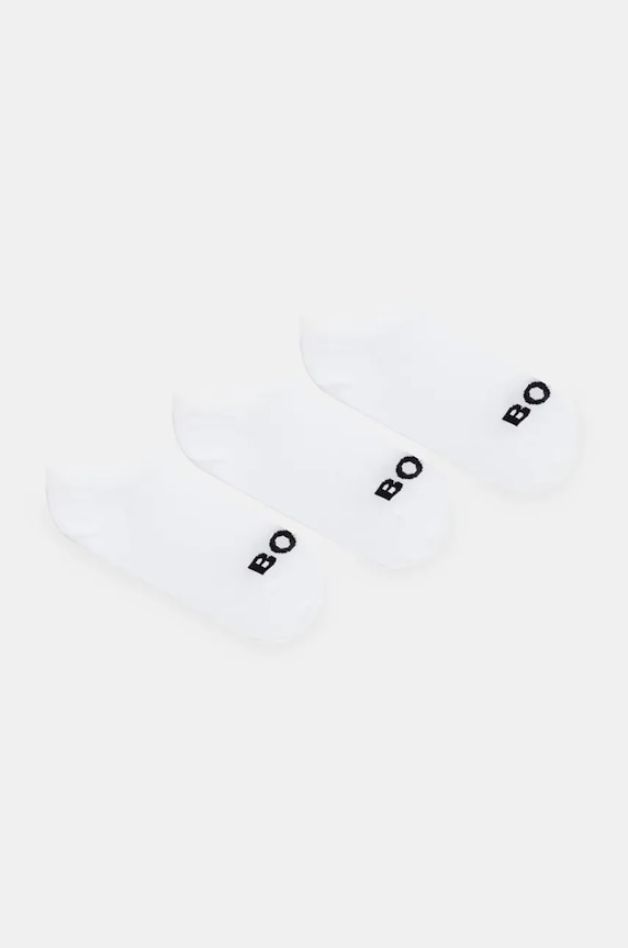 BOSS skarpety damskie 3P AS Logo CC W 3-pack skarpetki krótkie biały 50502073