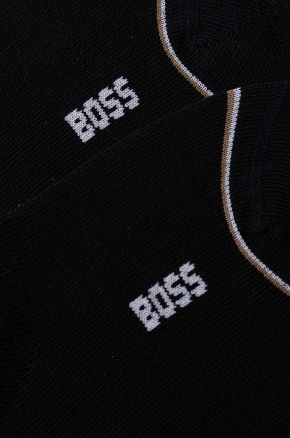 BOSS skarpetki 2-pack 2P LC Iconic CC W 50502091 czarny AA00