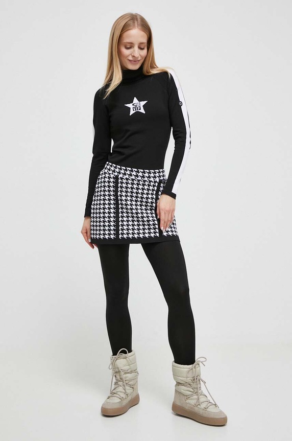 Newland legginsy sportowe Leda dzianina czarny N46393.108
