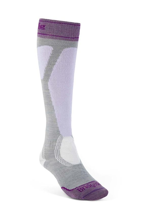 Lyžařské ponožky Bridgedale Easy On Merino Performance šedá 710103