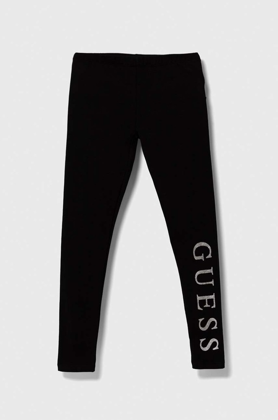 Dětské legíny Guess pletenina černá J93B11.K82K0.9BYX