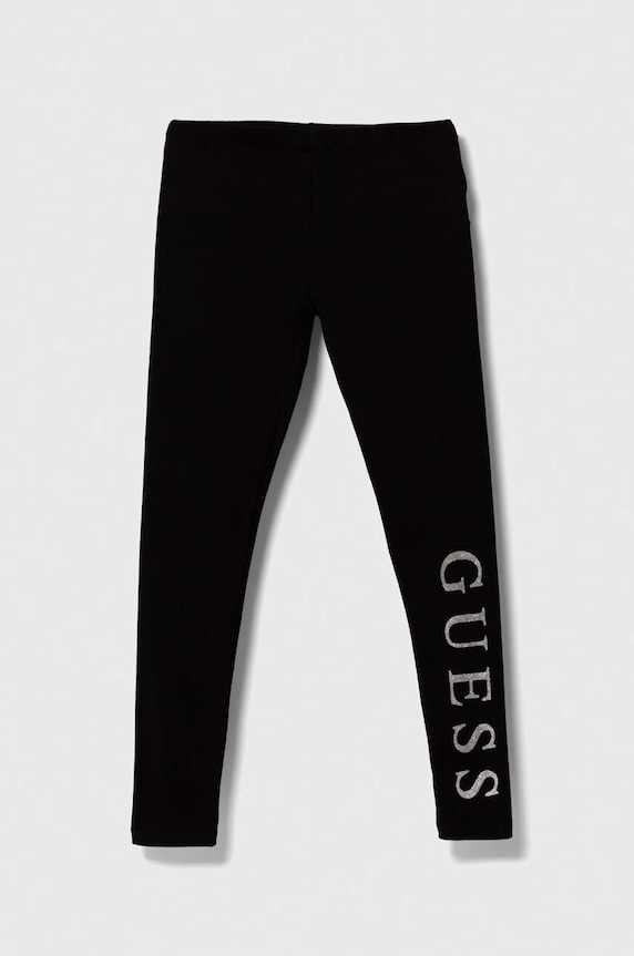 Dětské legíny Guess pletenina černá J93B11.K82K0.9BYX