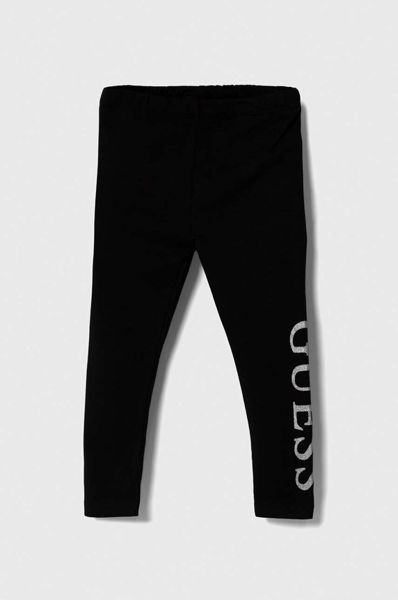 Guess legginsy dziecięce z elastanem czarny K3YB01.K82K0.9BYX
