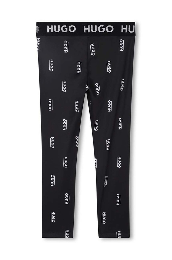 HUGO legginsy dziecięce G14127.102.108 czarny AW23