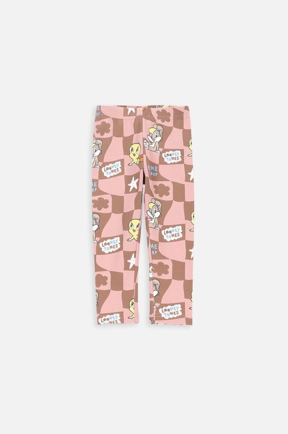 Coccodrillo legginsy niemowlęce ZC3122104LGL brązowy AW23