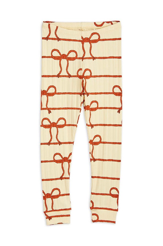 Mini Rodini gyerek legging elasztánnal sárga 2363012023