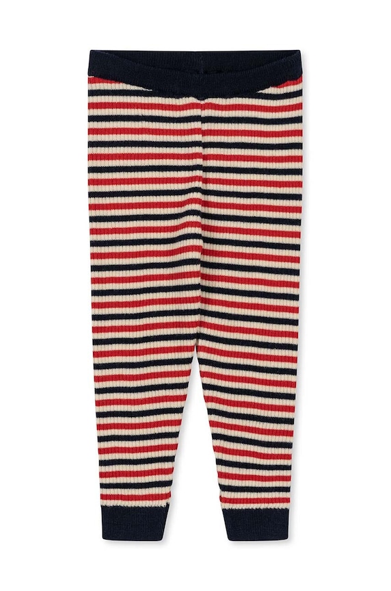 Konges Sløjd gyerek pamut legging KS6046 piros AW23