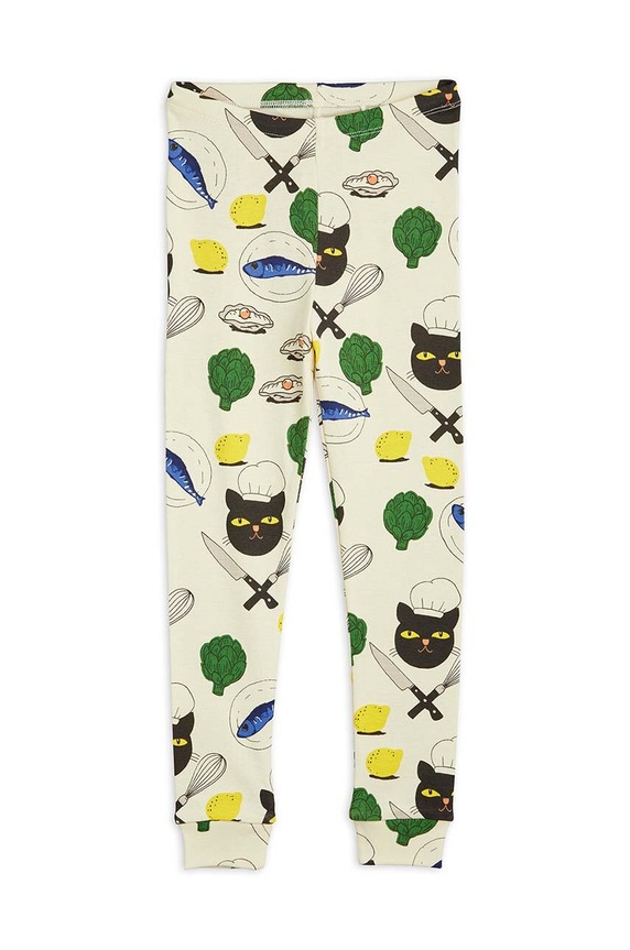 Mini Rodini leggins di cotone bambino/a maglia multicolore 2373010700