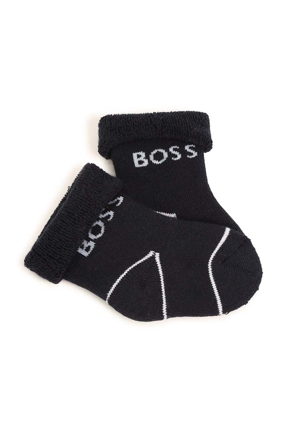 BOSS baba zokni 2 db J90329 sötétkék AW23
