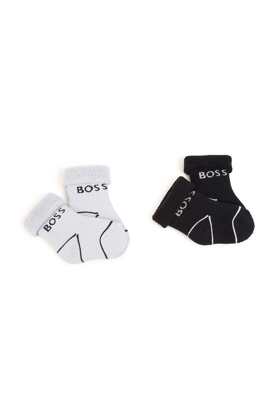 Fiú BOSS baba zokni 2 db J90329 sötétkék