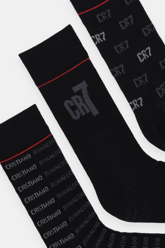 CR7 Cristiano Ronaldo calzini pacco da 3 8283.80.119 nero SS26