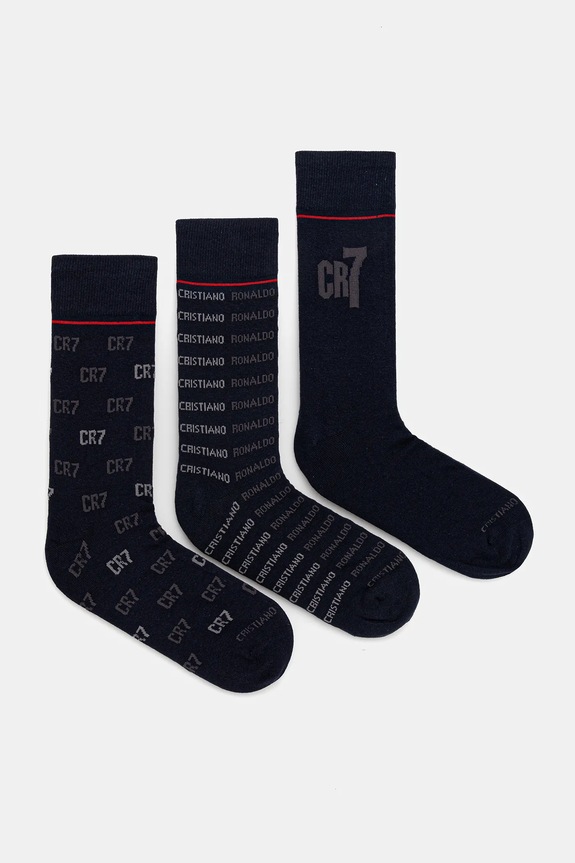 CR7 Cristiano Ronaldo skarpetki 3-pack skarpetki długie granatowy 8283.80.120