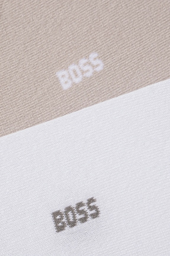 BOSS ponožky pánske 2P AS Uni stripe CC 2-pak 50491192 béžová AA00