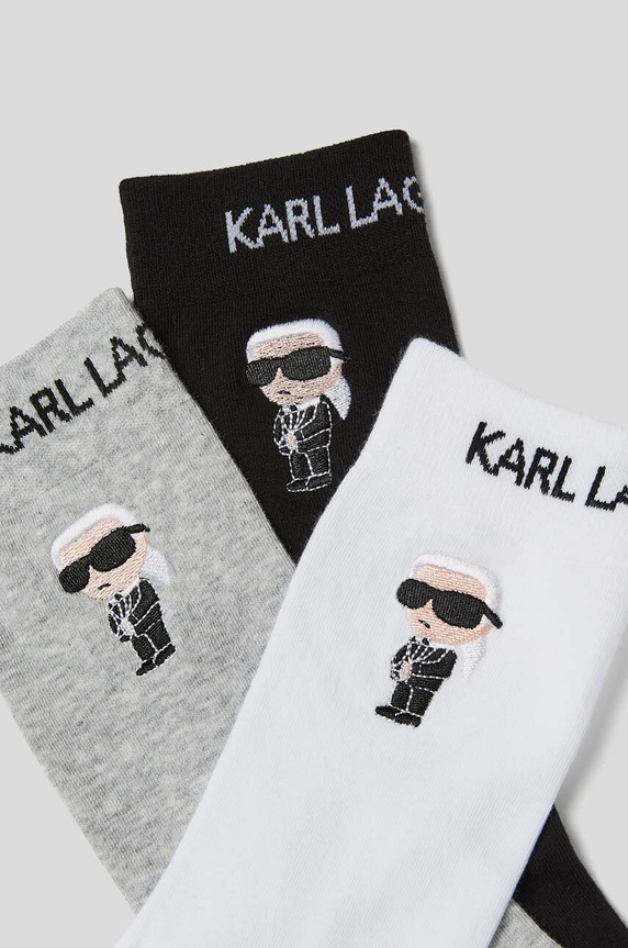 Odzież Karl Lagerfeld skarpetki 3-pack 230M6001 multicolor