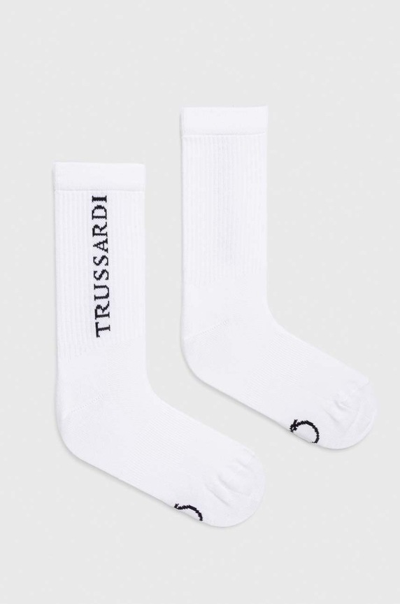 Trussardi sosete sosete lungi alb 57Z00342.0F000840
