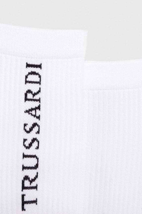 Trussardi sosete 57Z00342.0F000840 alb AW23